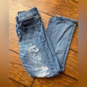 Old Navy Boys Size 8 Blue Distressed Jeans